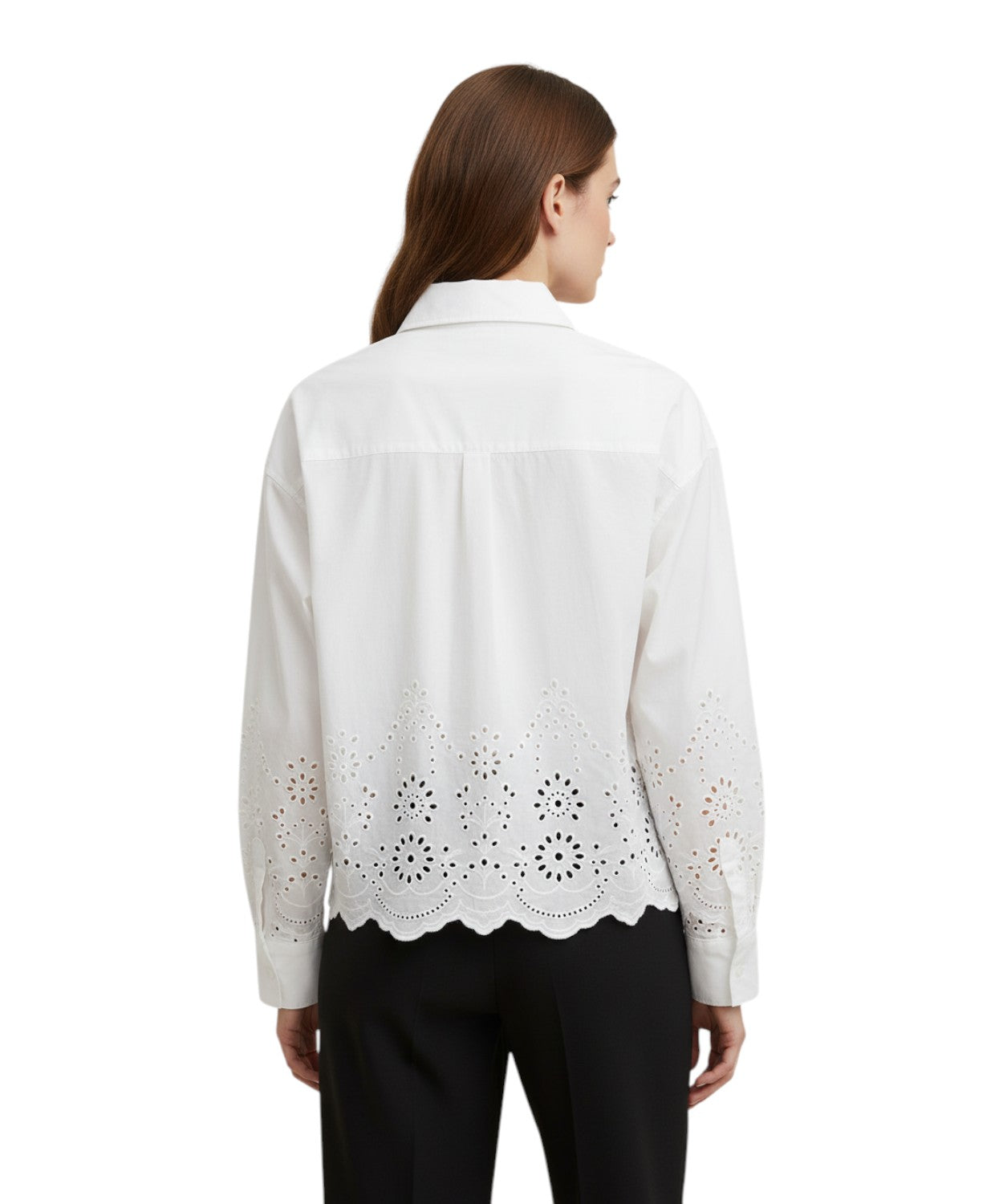 Oriane MC2 Saint Barth Shirt in Sangallo Lace