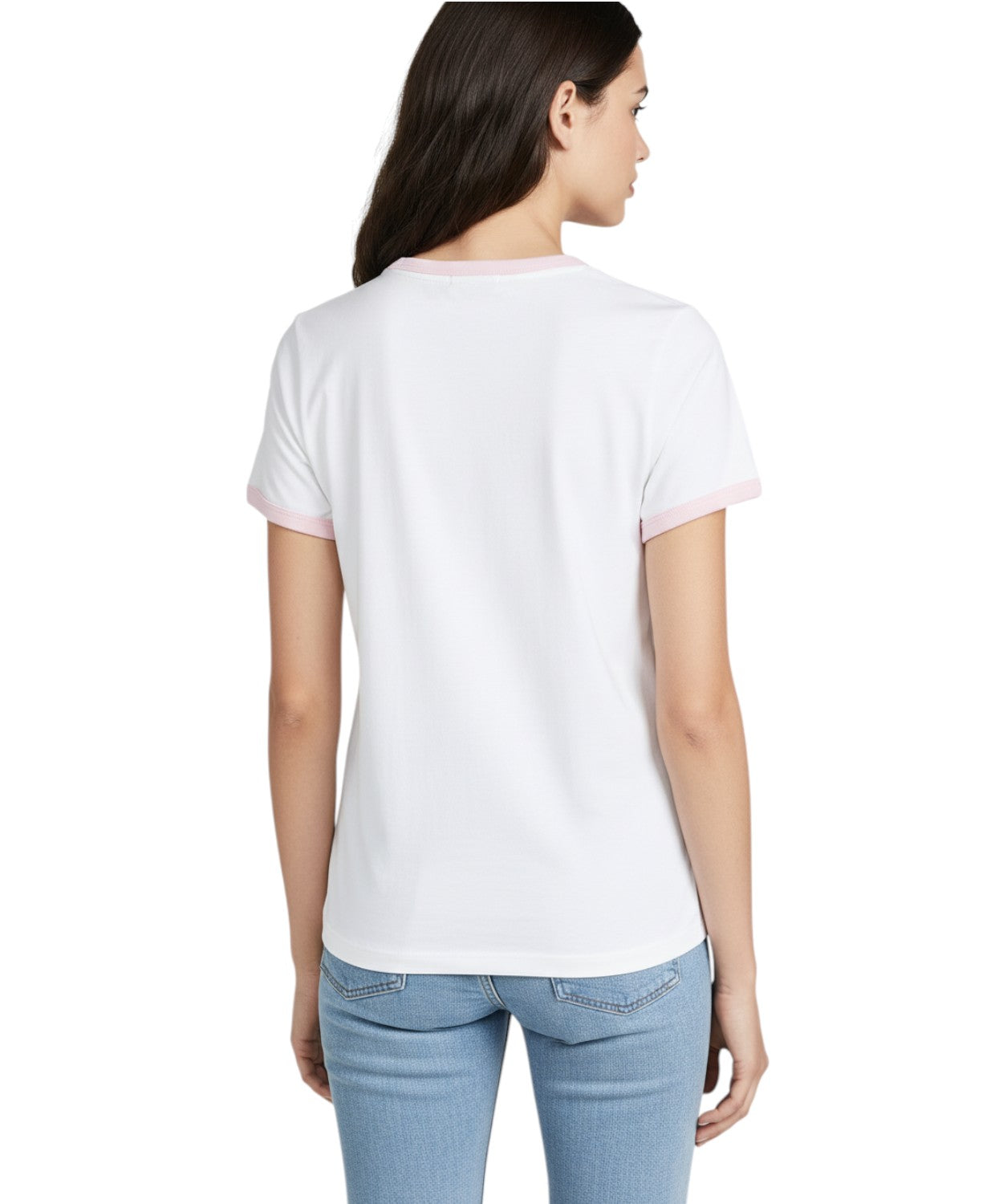 Emilie MC2 Saint Barth T-shirt with Snoopy Padel Embroidery