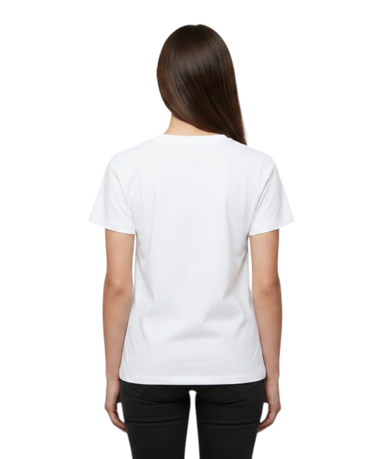 Camiseta Emilie MC2 Saint Barth con bordado y cuerno aplicado