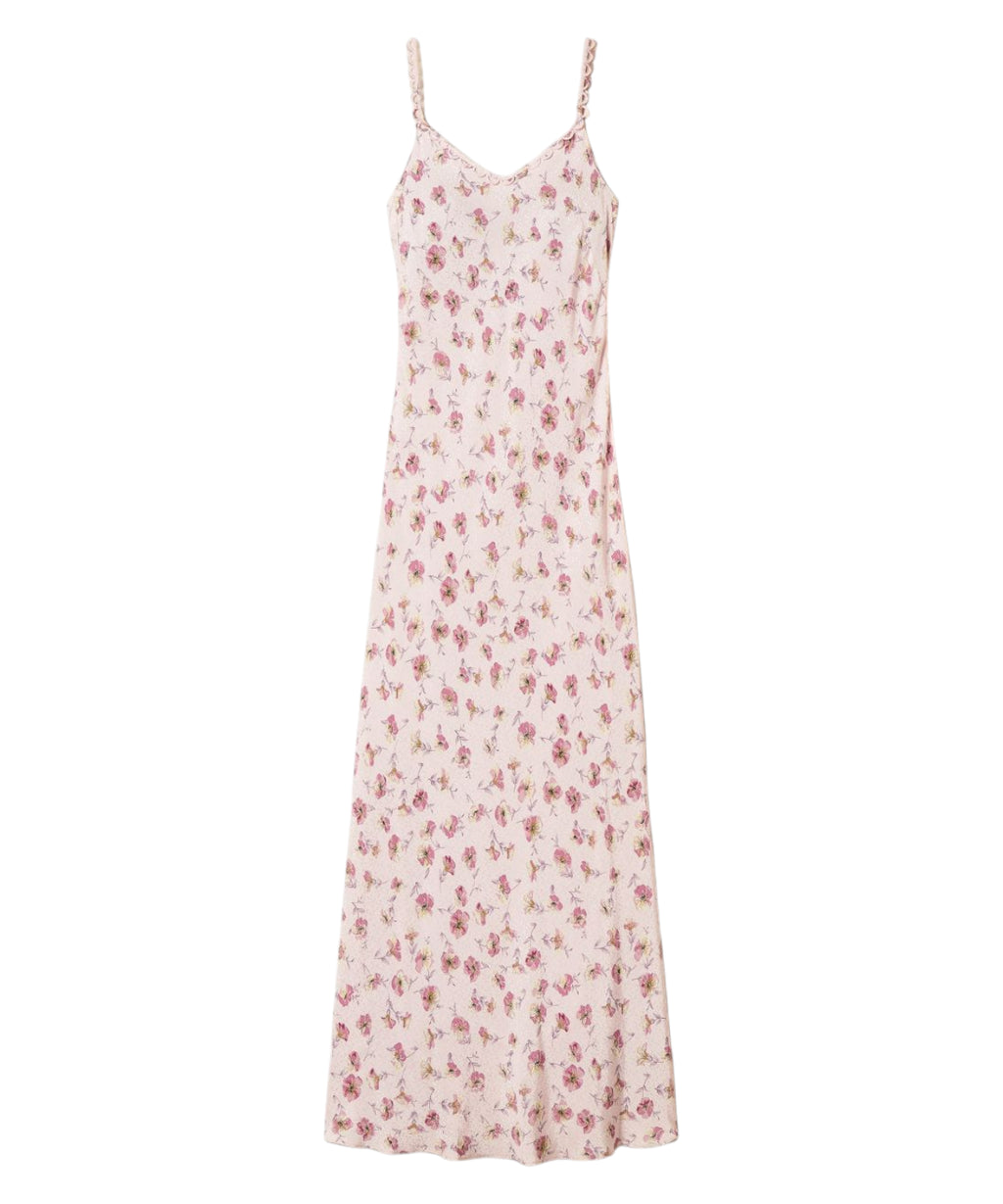 TWINSET floral long dress in viscose