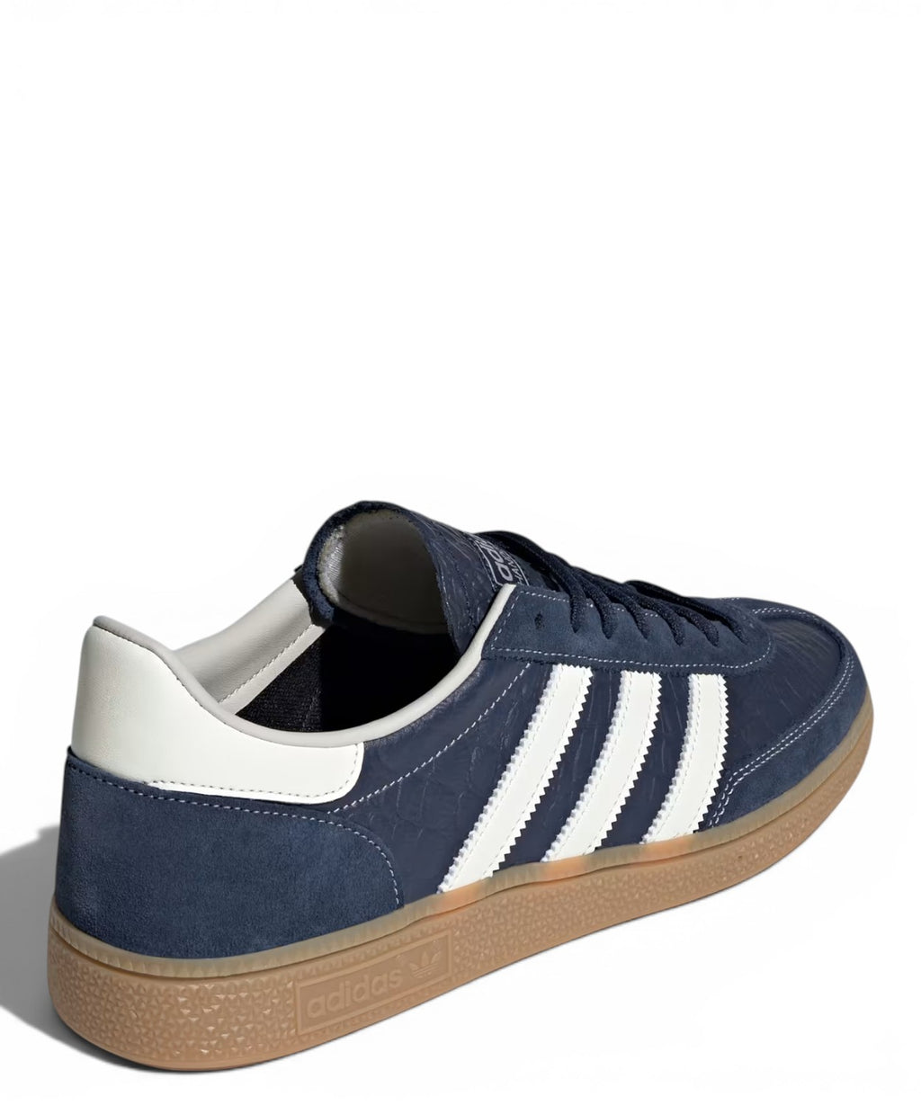 adidas Handball Spezial Sneakers in Crocodile-Embossed Leather