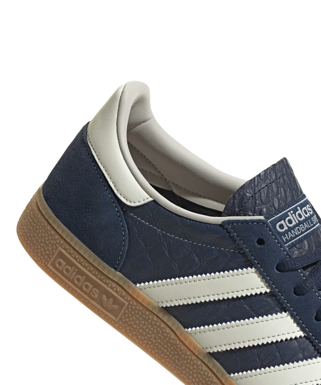 adidas Handball Spezial Sneakers in Crocodile-Embossed Leather
