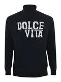 Maglione Dolce Vita Blu in Misto Cashmere-Mc2 Saint Barth-Maglieria-Vittorio Citro Boutique