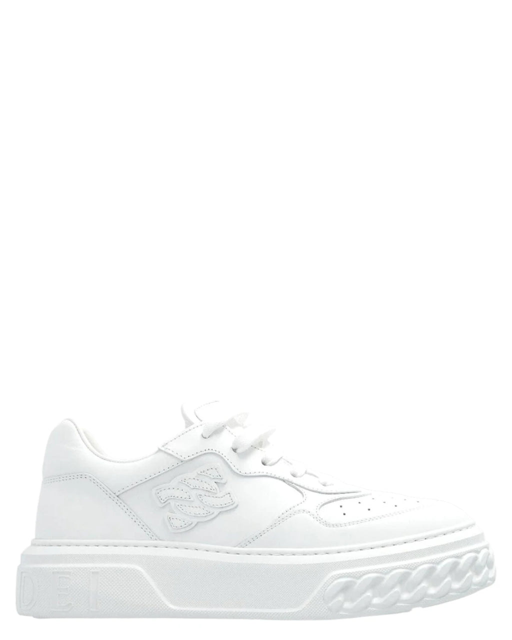 Off Road hvide sneakers til kvinder med plateau sål