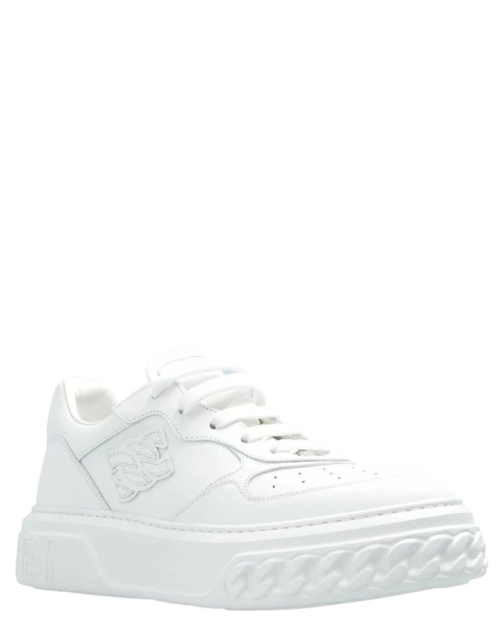 Off Road hvide sneakers til kvinder med plateau sål
