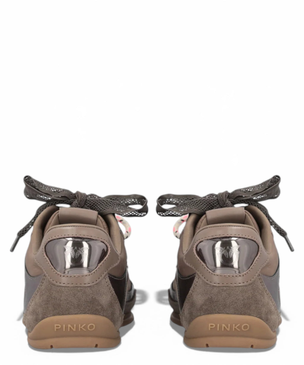 Pinko YULIA 01 sneakers with double laces and appliqués