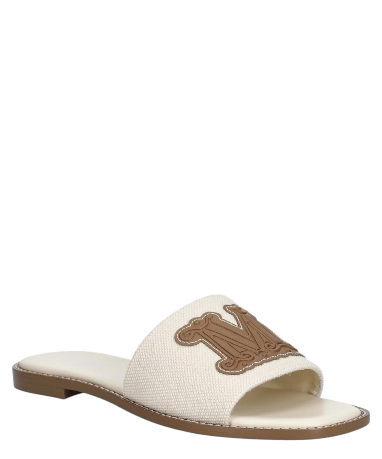 Kožené pantofle Slide Max Mara Beachwear CAUCASO