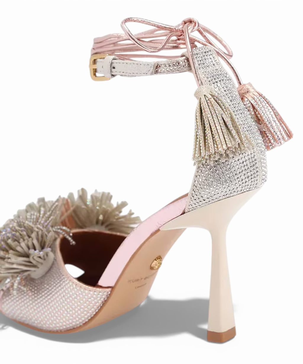 Kurt Geiger Pom Pom Stiletto Sandals