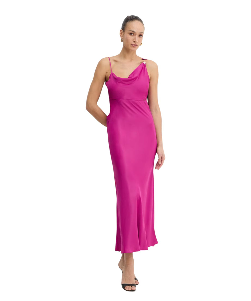 Twinset Fitted Dress with Asymmetric Straps