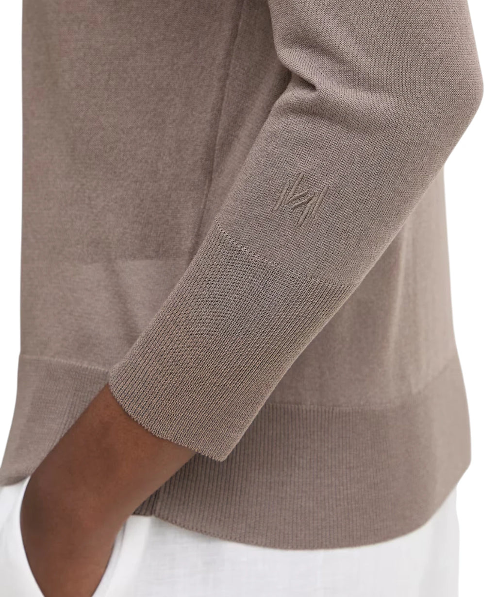 Maglia Marella TUBO met V-hals in viscosemix