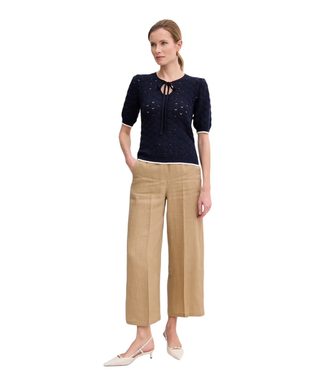 T-shirt Twinset i bomuld for elegance og komfort