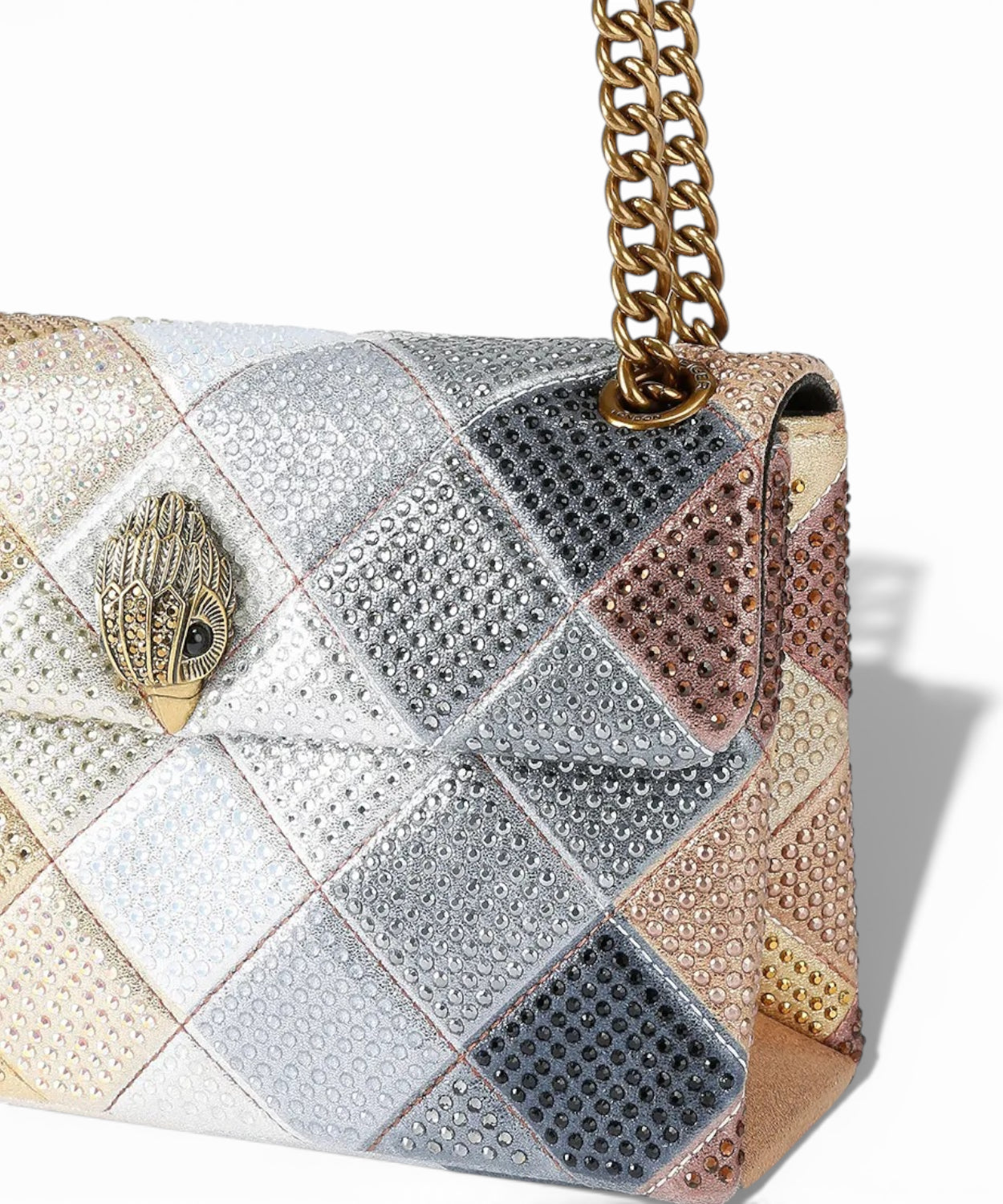 Kurt Geiger Borsa Spalla Kensington con Cristalli