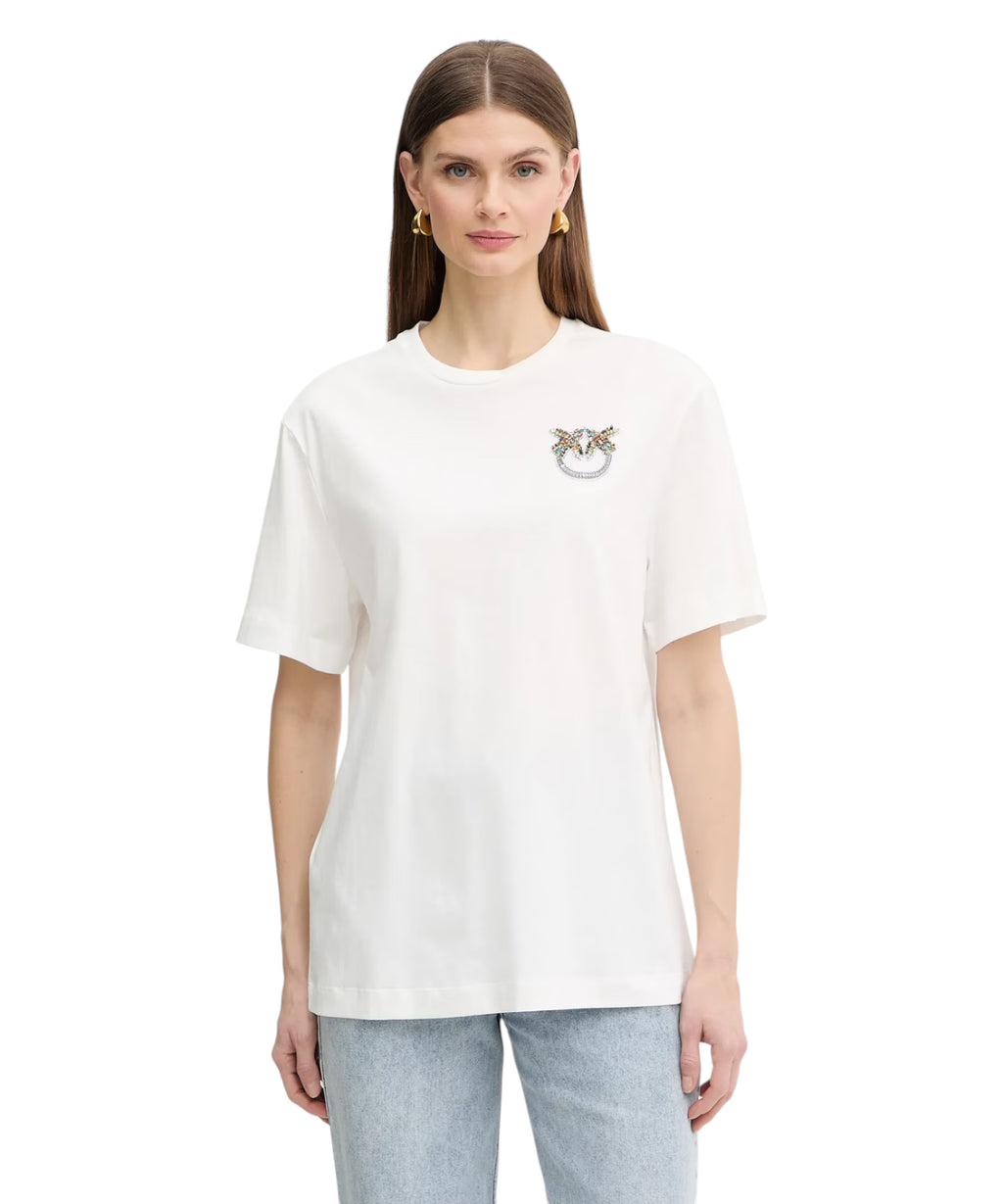 Pinko Women's Cotton T-shirt Amazing