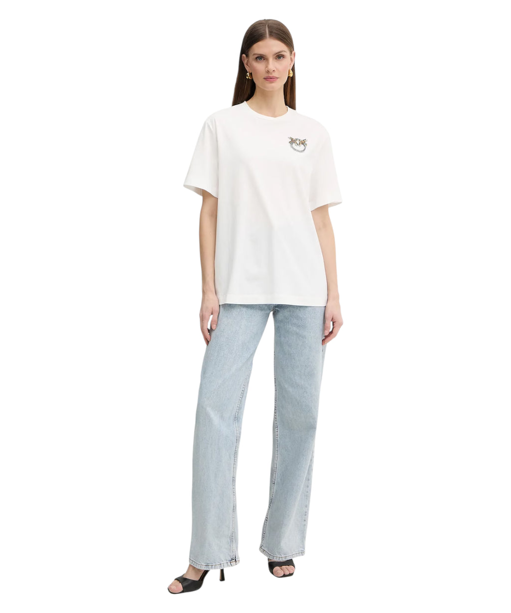 Pinko Women's Cotton T-shirt Amazing