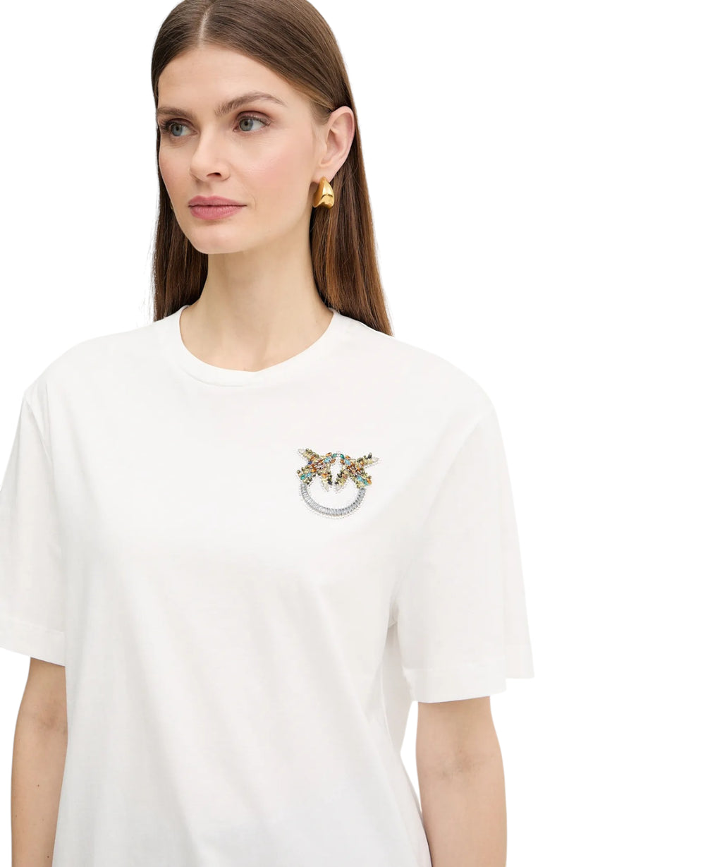 Pinko Women's Cotton T-shirt Amazing