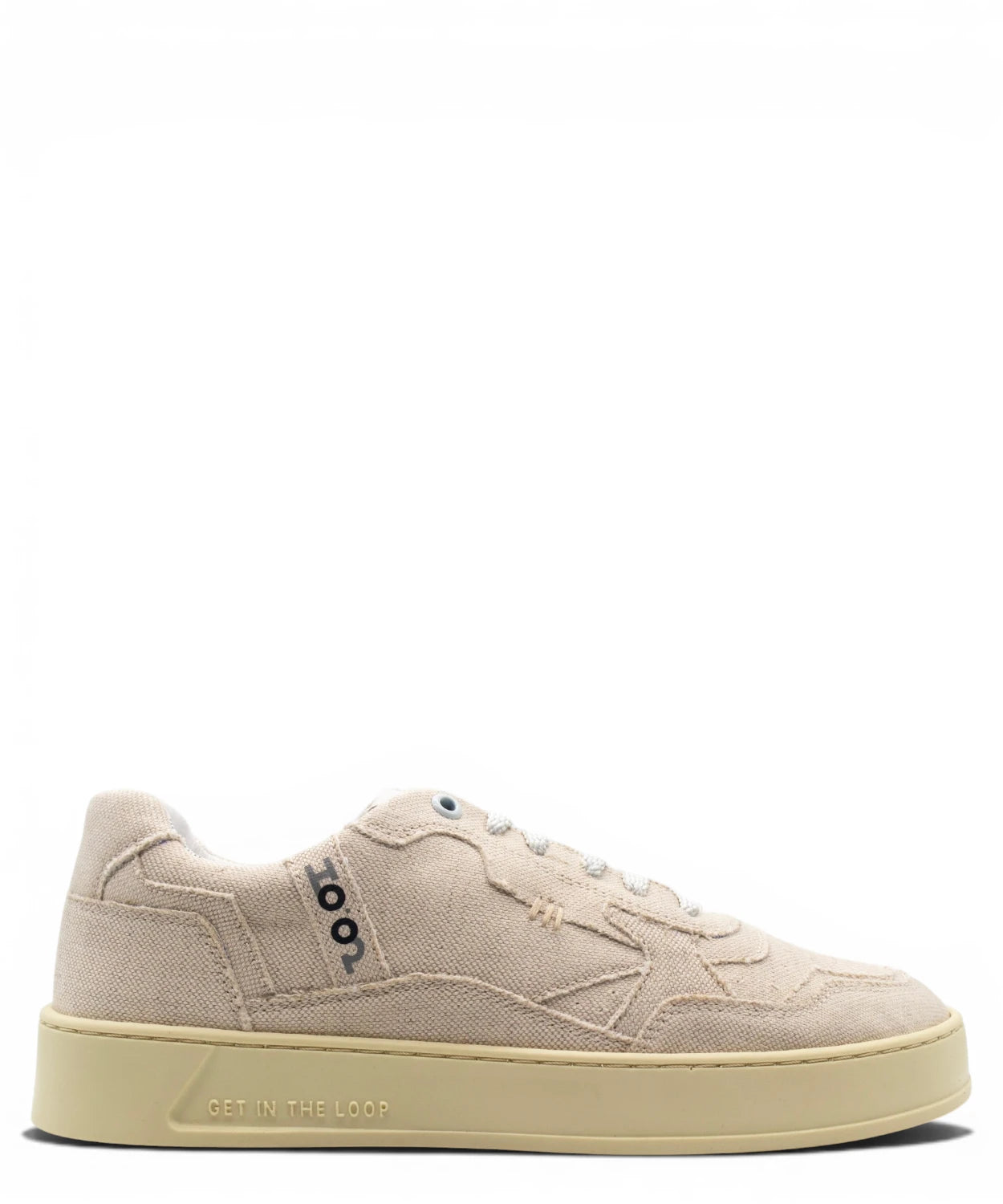 Beige linen-effect sneakers Ho’op Start Lino