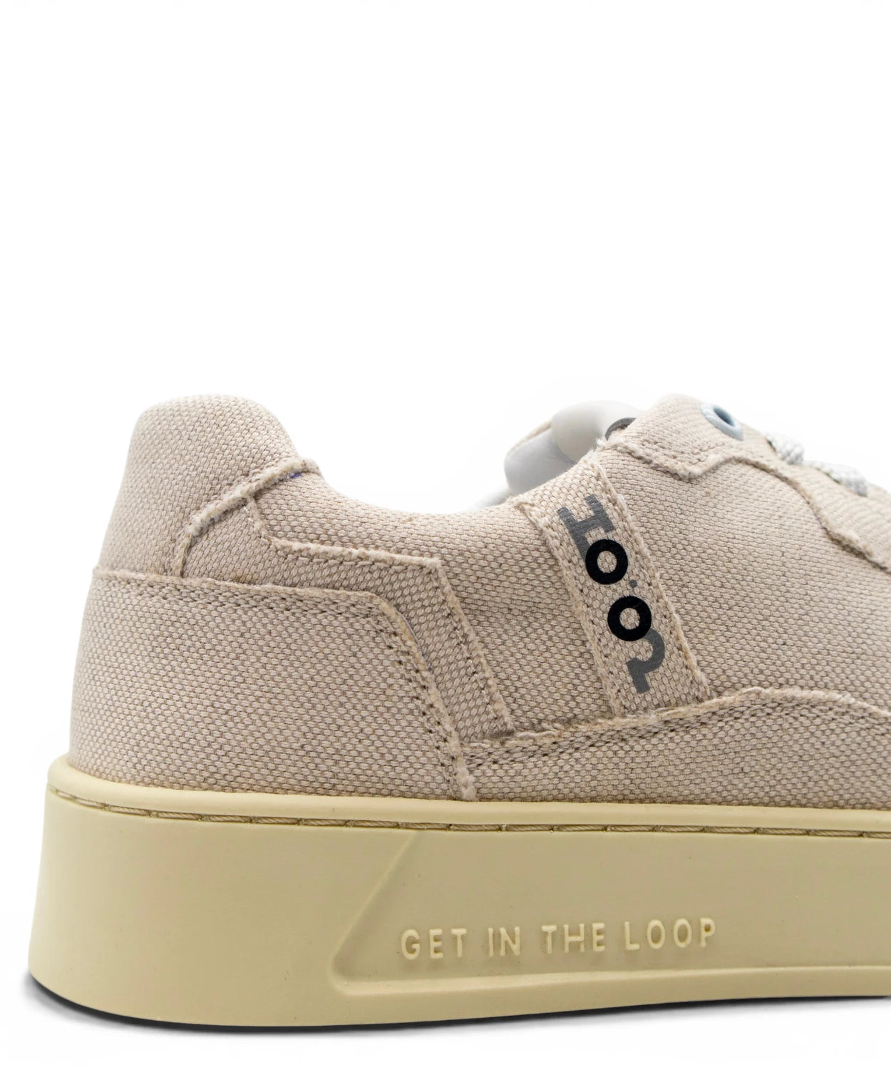 Beige linen-effect sneakers Ho’op Start Lino