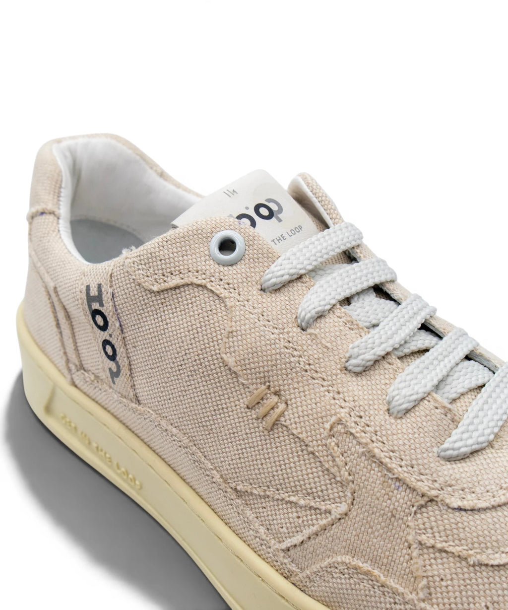 Beige linen-effect sneakers Ho’op Start Lino