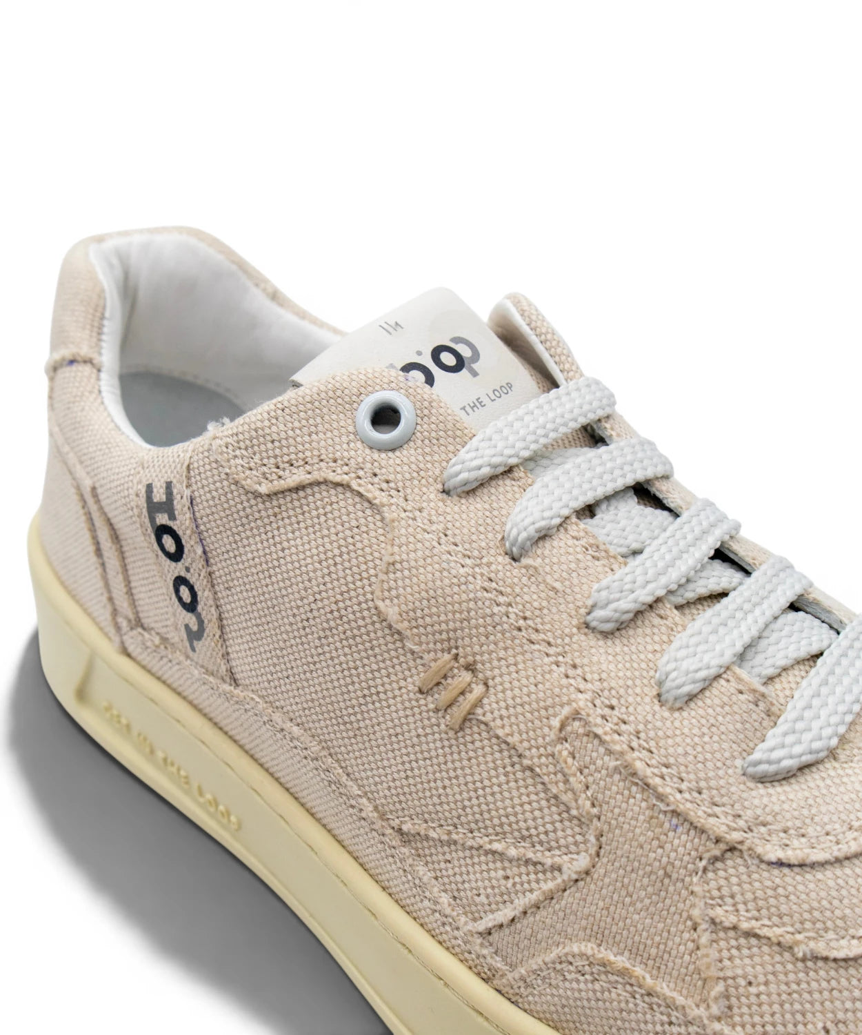 Beige linen-effect sneakers Ho’op Start Lino