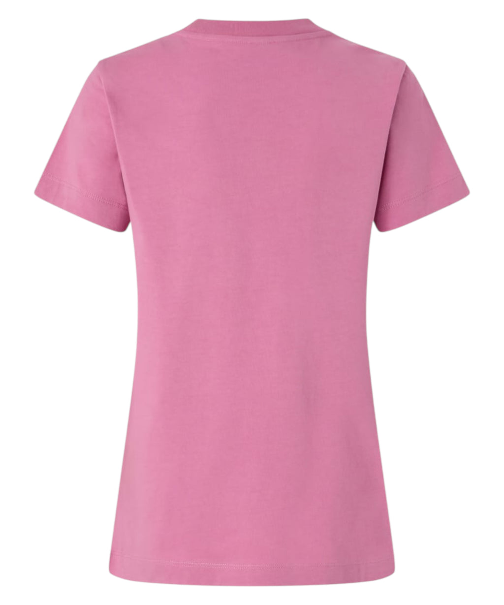 PINKO cotton T-shirt with embroidered logo