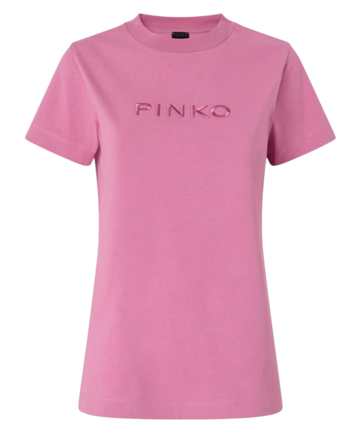 T-Shirt PINKO cotone con logo ricamato