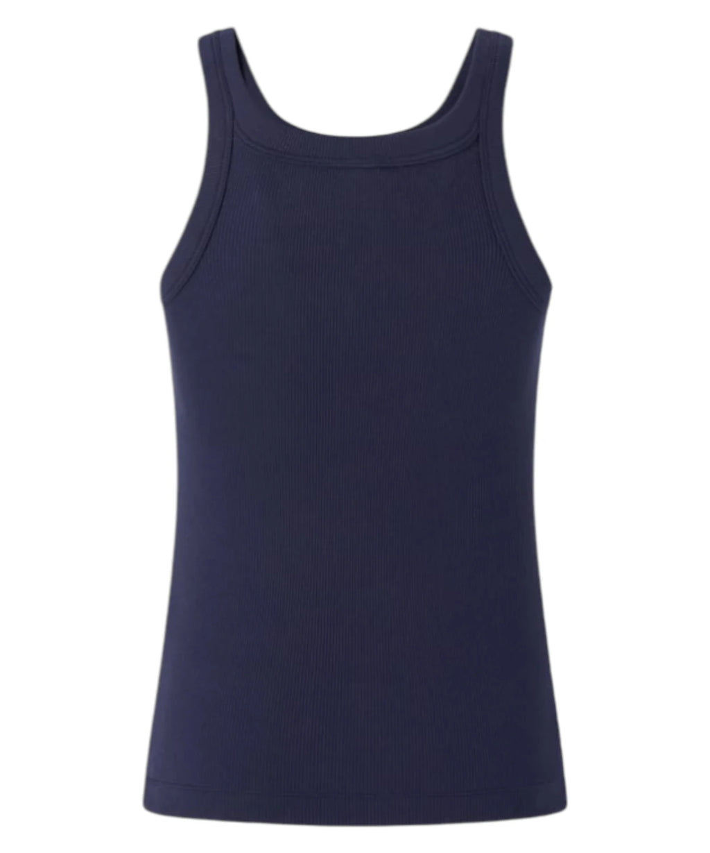 Canotta Pinko Blue Lagoon med elegant logo