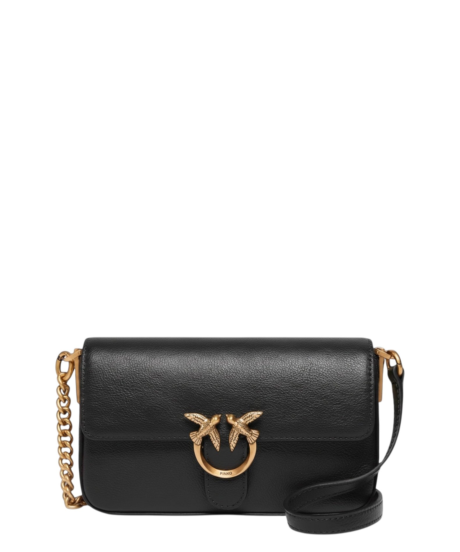 Pinko Love One Slouchy Baby Bag with Love Birds Logo