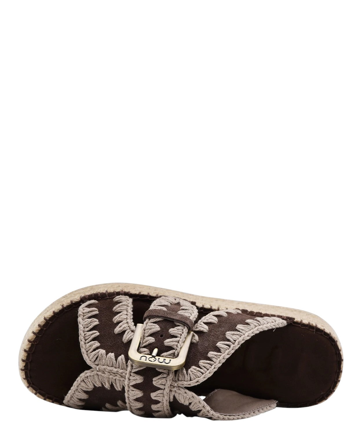 Sandalia Mou de yute con suela EVA para el verano