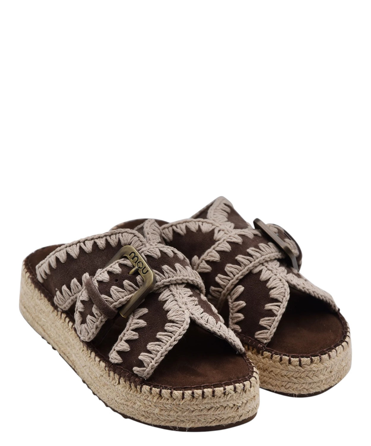 Sandalia Mou de yute con suela EVA para el verano