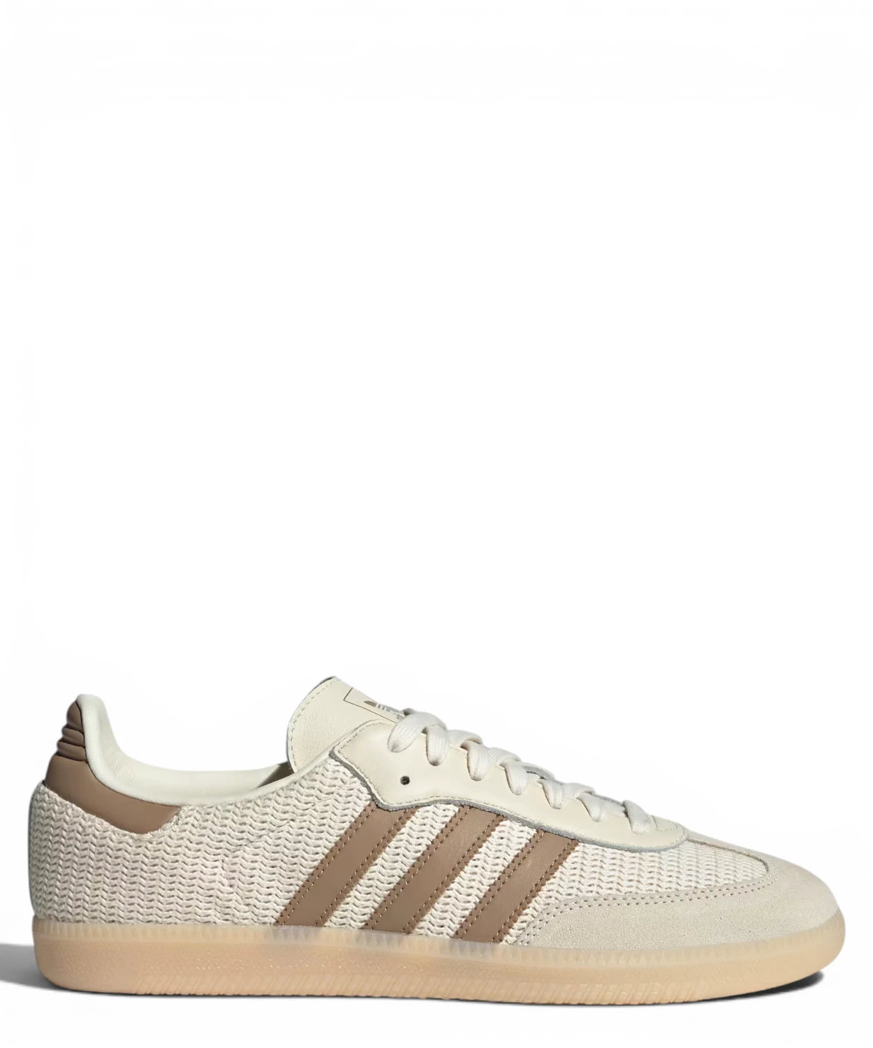 Adidas Samba OG Sneakers Cream White in Mesh and Suede