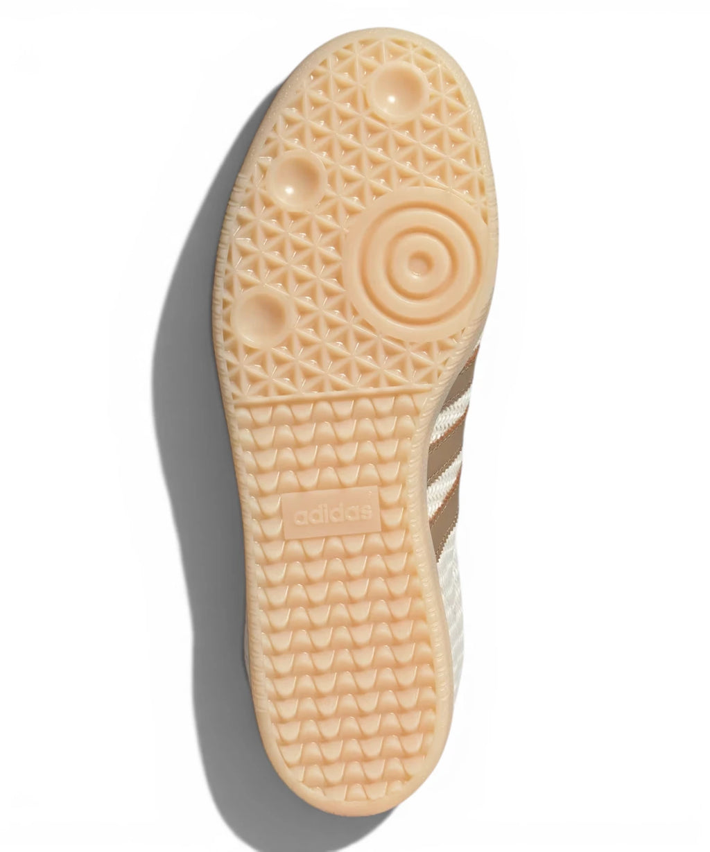 Adidas Samba OG Sneakers Cream White in Mesh and Suede