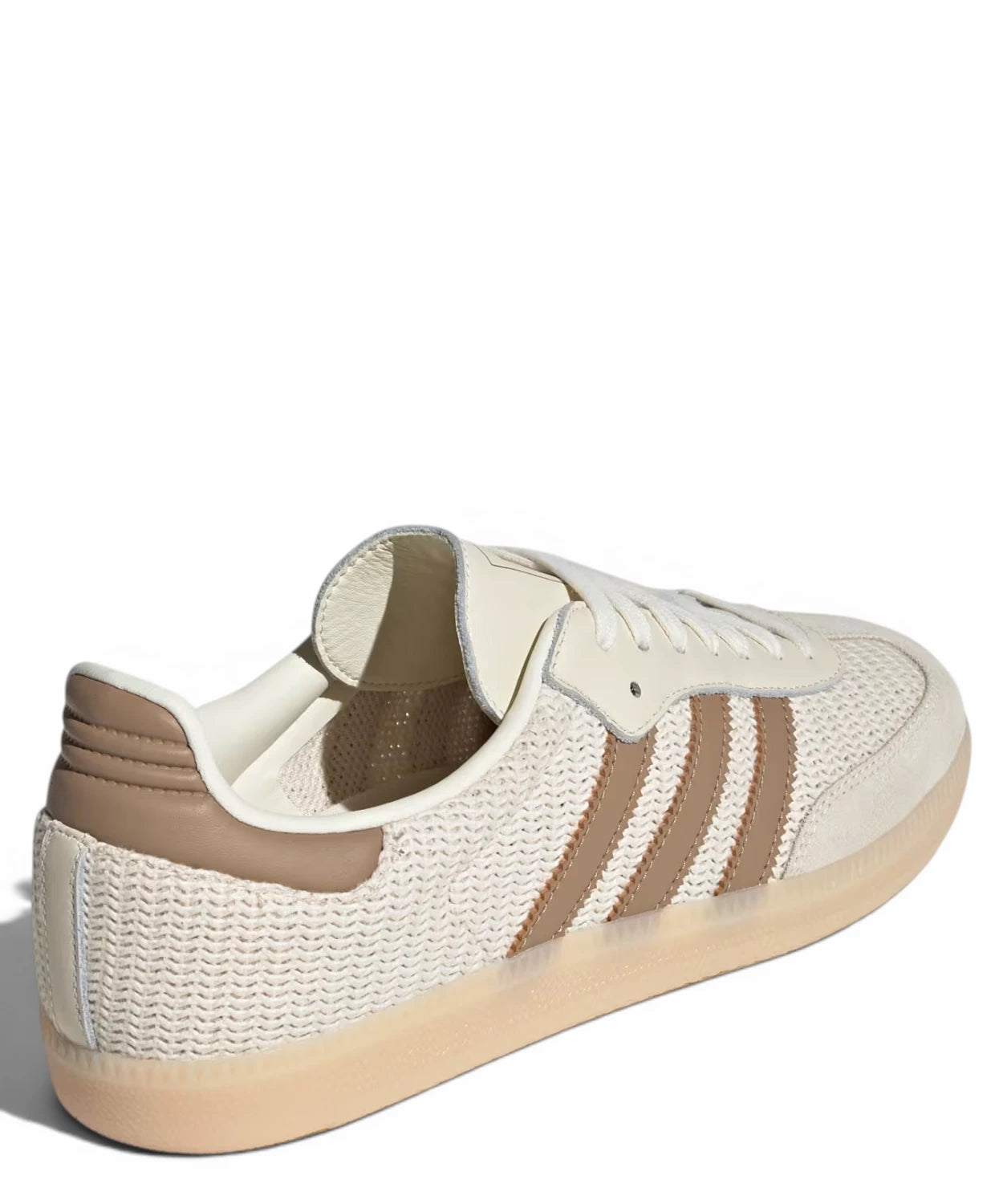 Adidas Samba OG Sneakers Cream White in Mesh and Suede