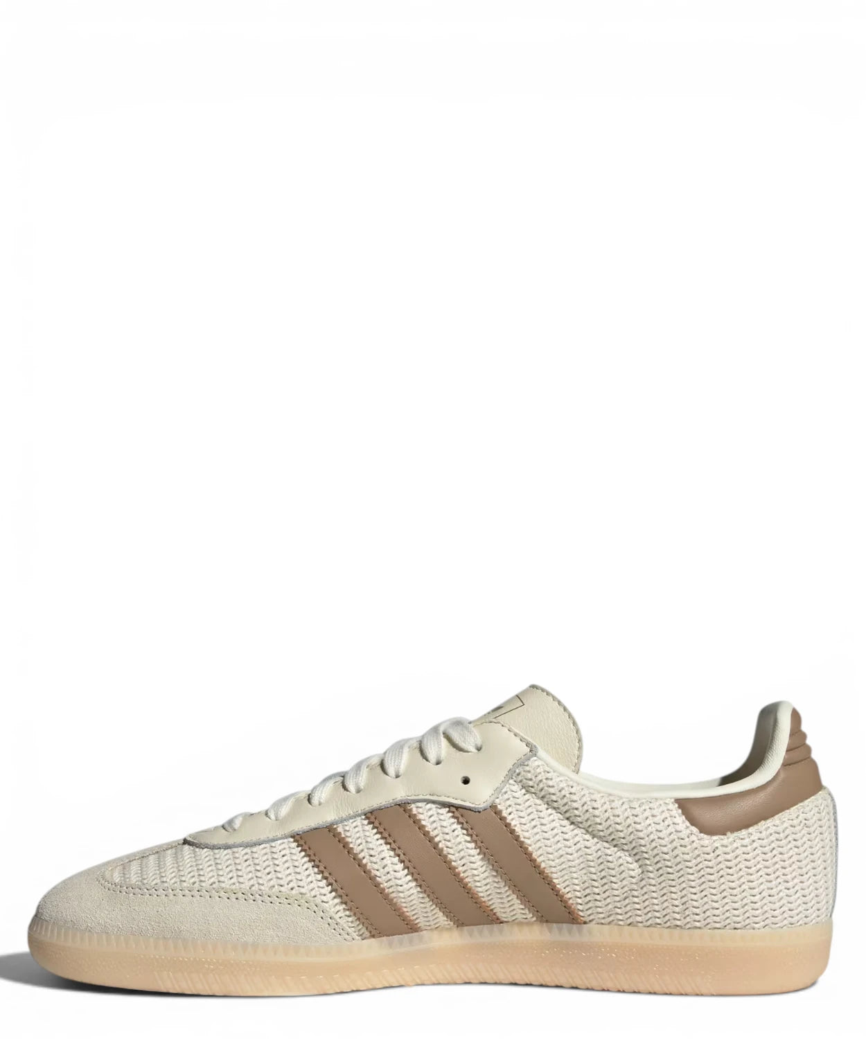 Adidas Samba OG Sneakers Cream White in Mesh and Suede