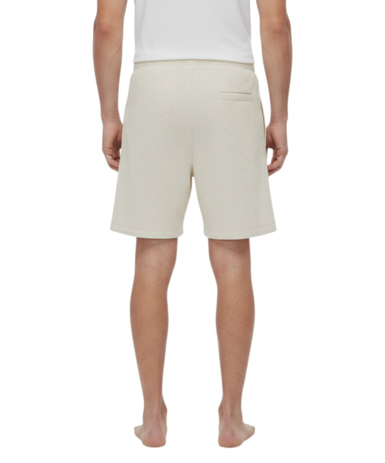 Men's Embossed Jersey Bermuda Shorts