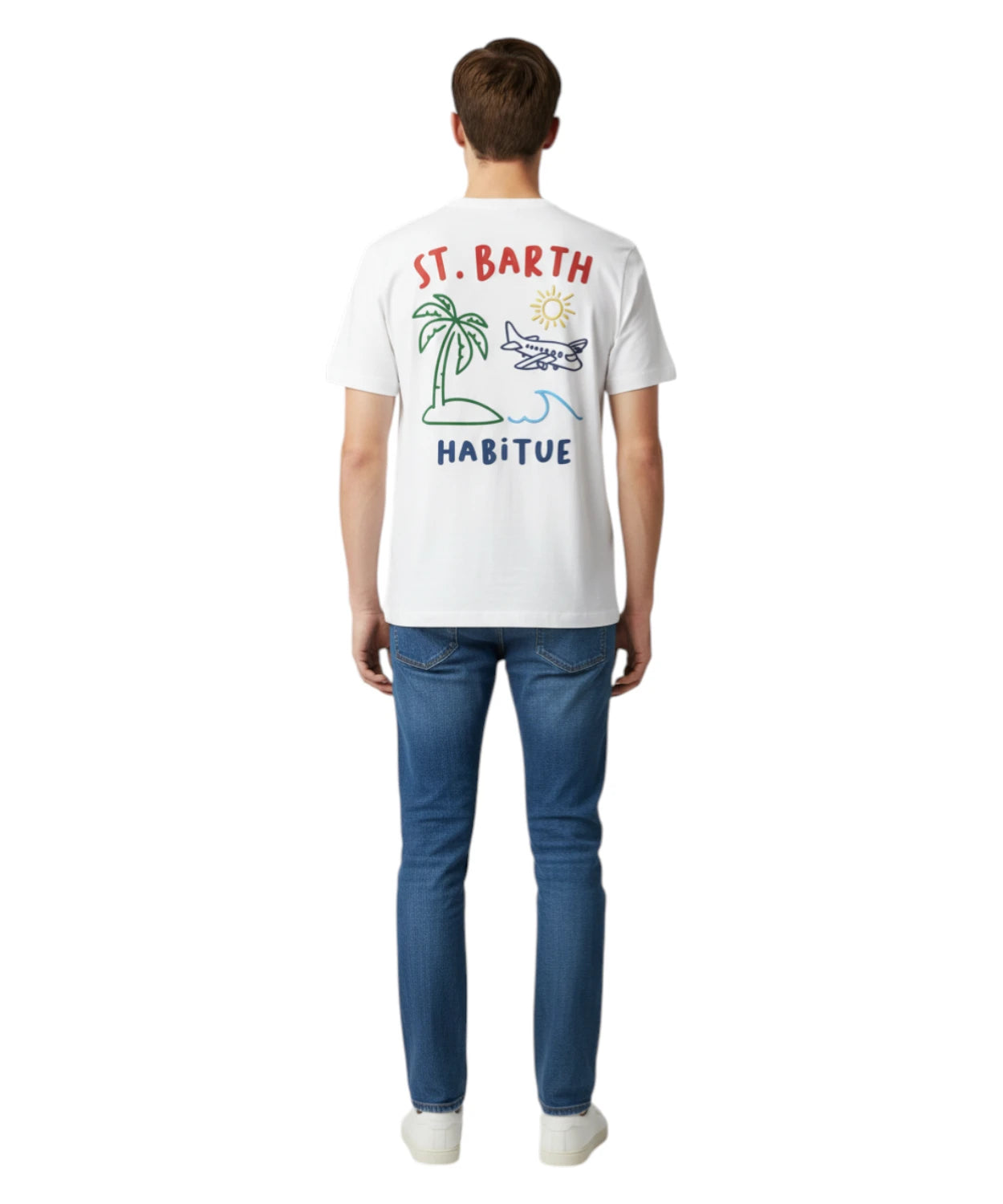 T-shirt uomo Portland MC2 Saint Barth con stampa