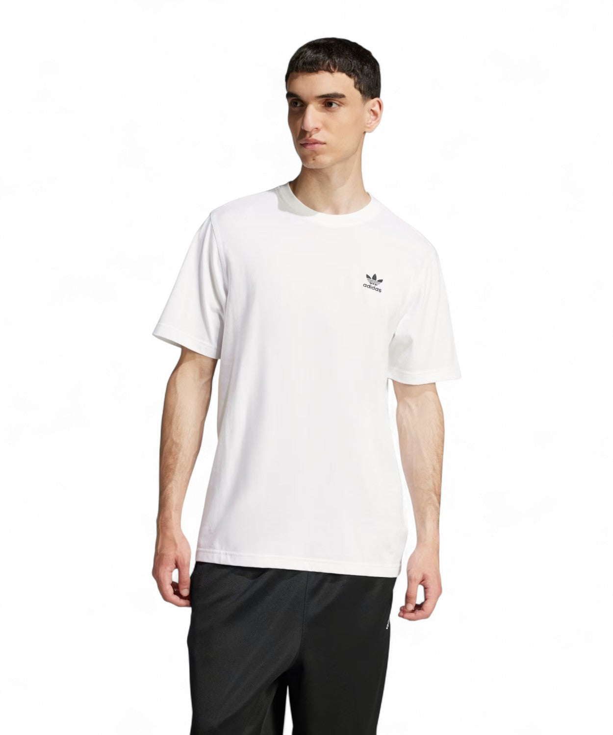 Adidas Trefoil Essentials T-shirt in Cotone-T-shirt-Adidas Originals-Vittorio Citro Boutique