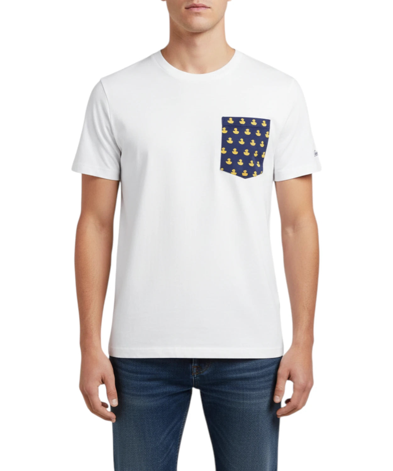 MC2 Saint Barth Men's T-Shirt with Pocket