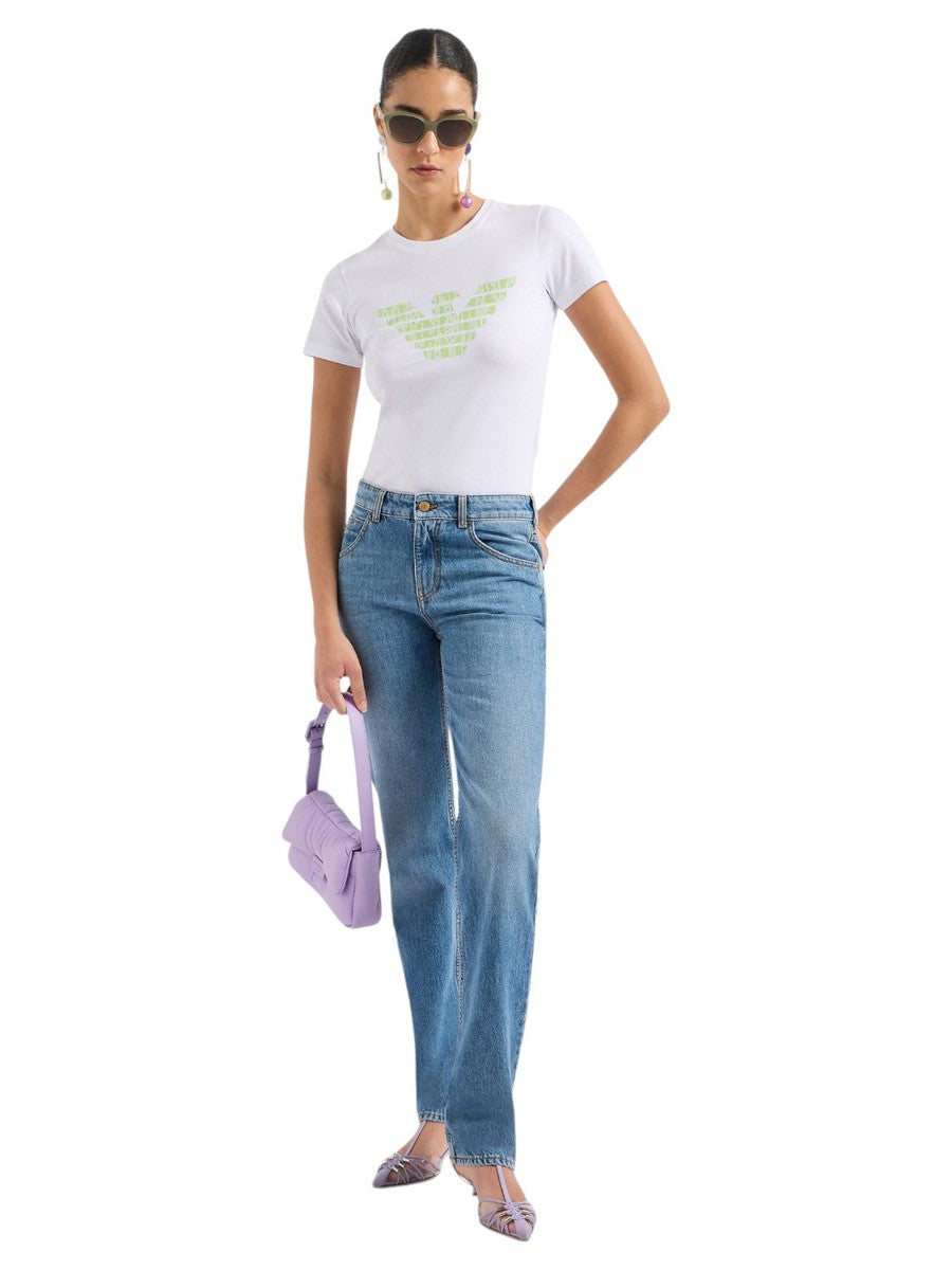 T-shirt ASV in Jersey Organico con Maxi Stampa Aquila-T-shirt-Emporio Armani-Vittorio Citro Boutique