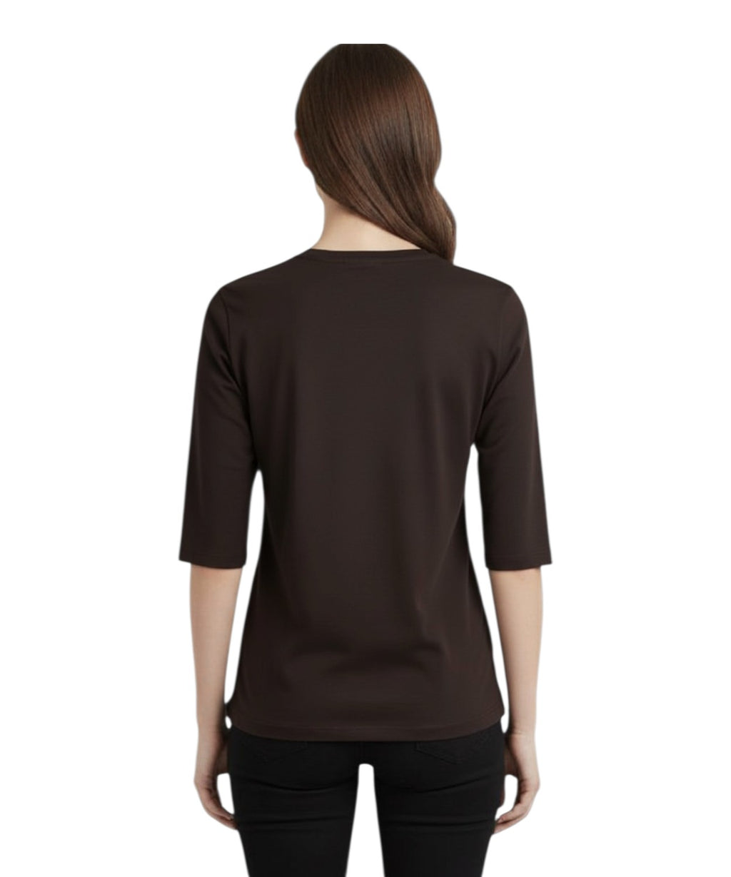 Maglia Viscosa Stretch MIRTO med 3/4-ærmer