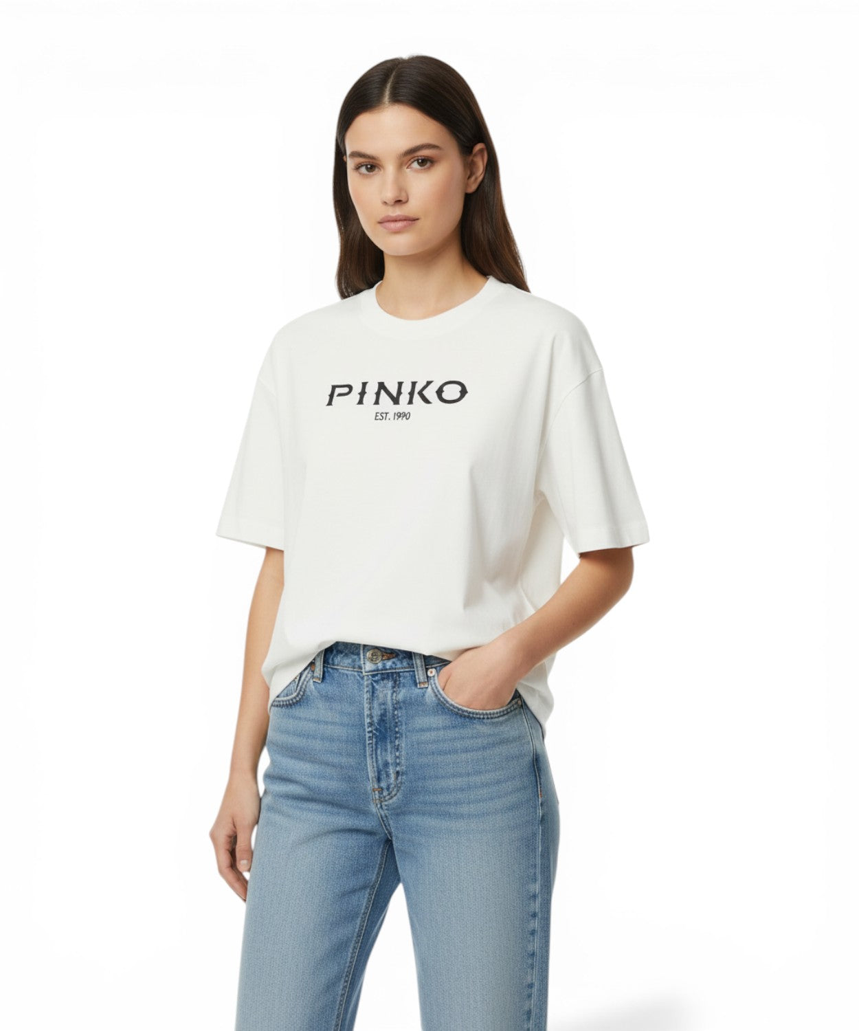 Pinko Carmagnola T-shirt with vintage Texas logo