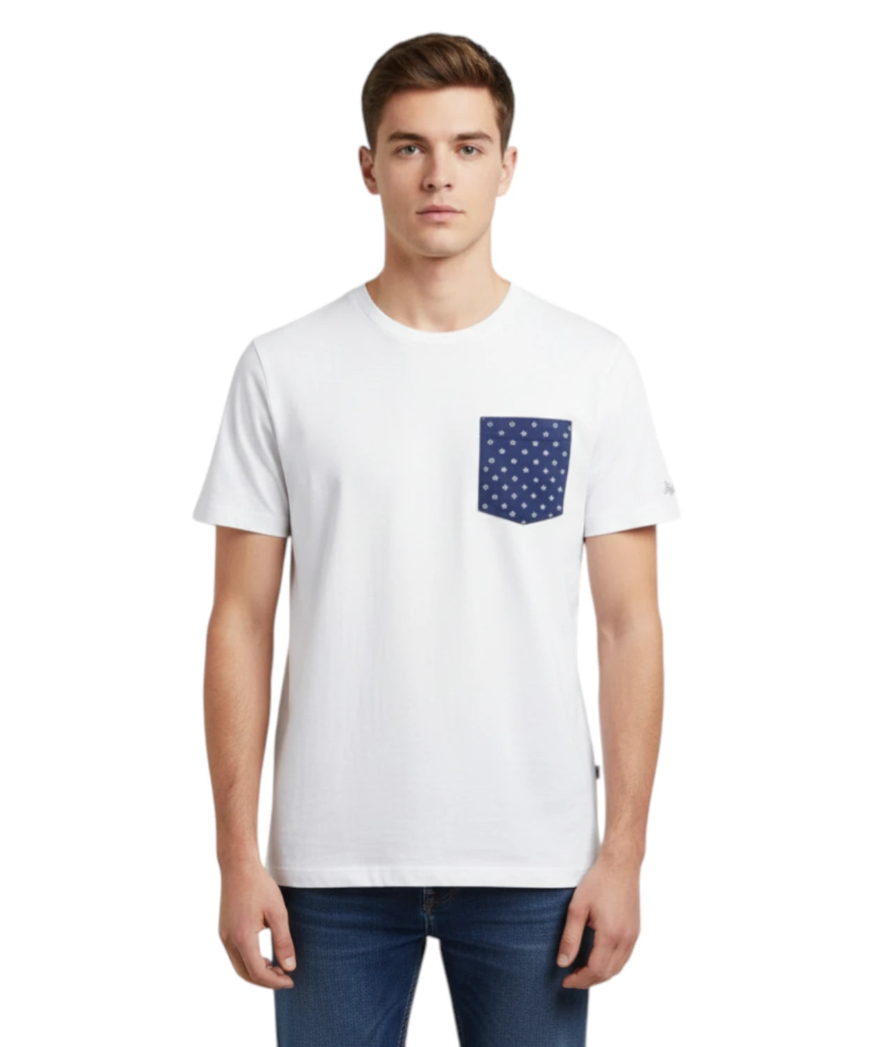 MC2 Saint Barth Men's T-Shirt with Pocket