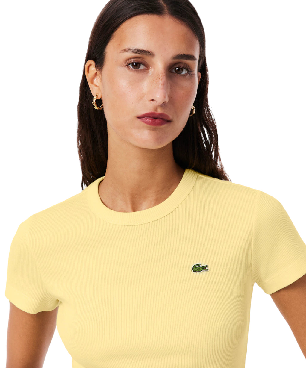 Slim Fit Organic Cotton Lacoste T-Shirt