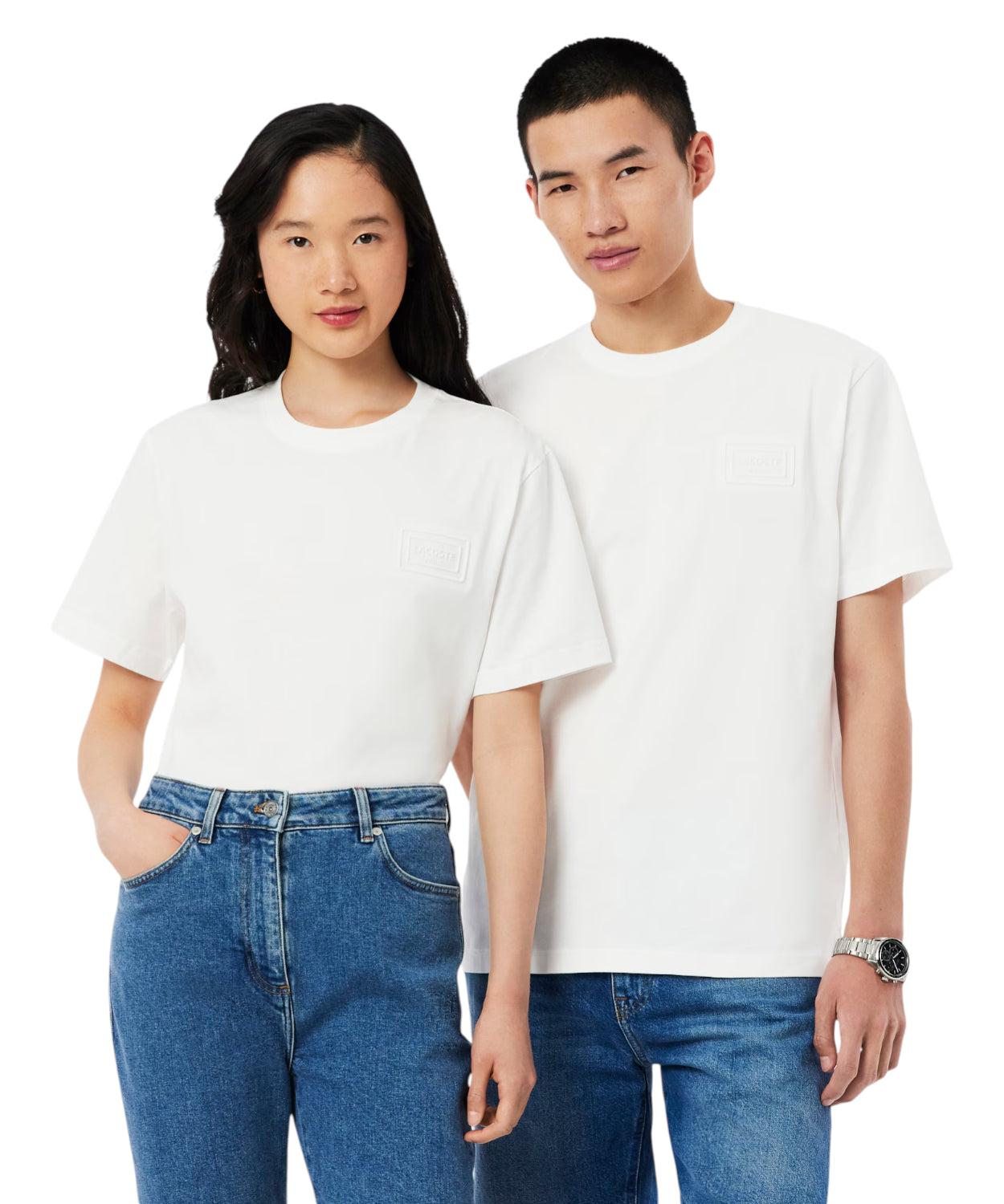 T-shirt Unisex Lacoste in Jersey di Cotone