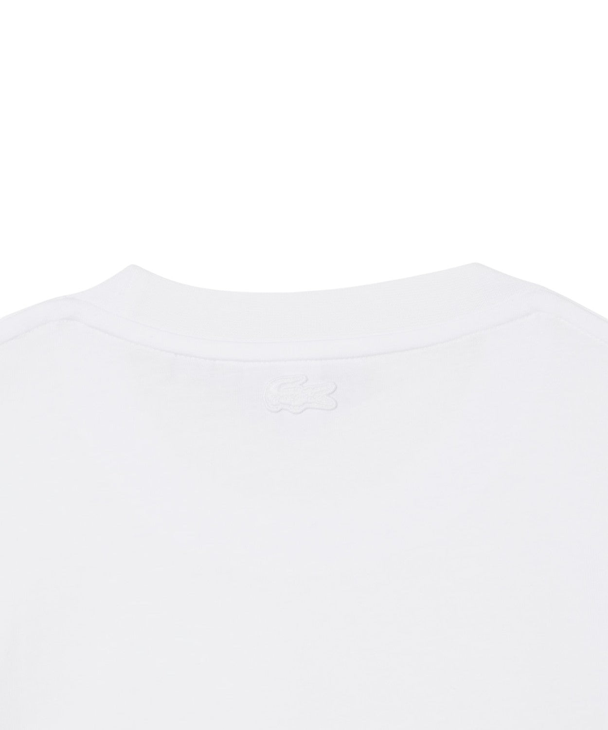 Tričko z organické bavlny Lacoste s vyšívaným krokodýlem