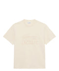 Lacoste organic cotton T-shirt with embroidered crocodile