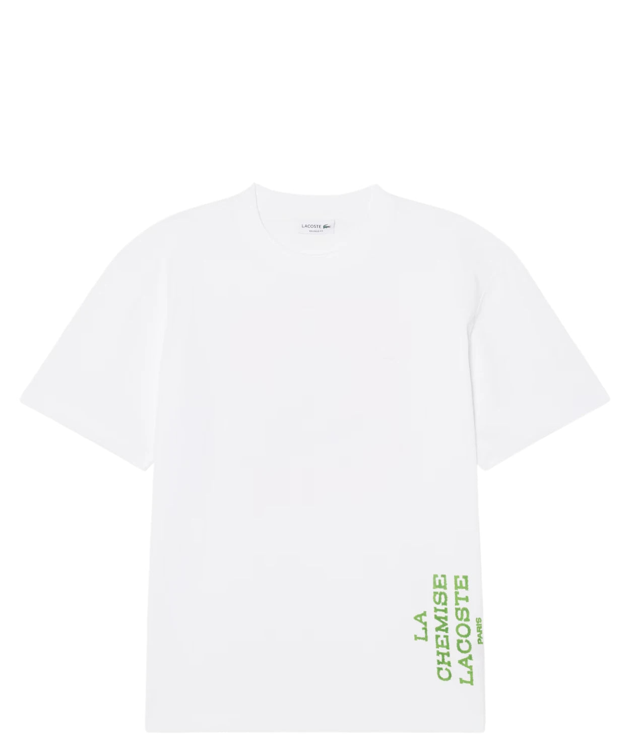 Camiseta Lacoste de corte relajado en algodón con estampado de tenis