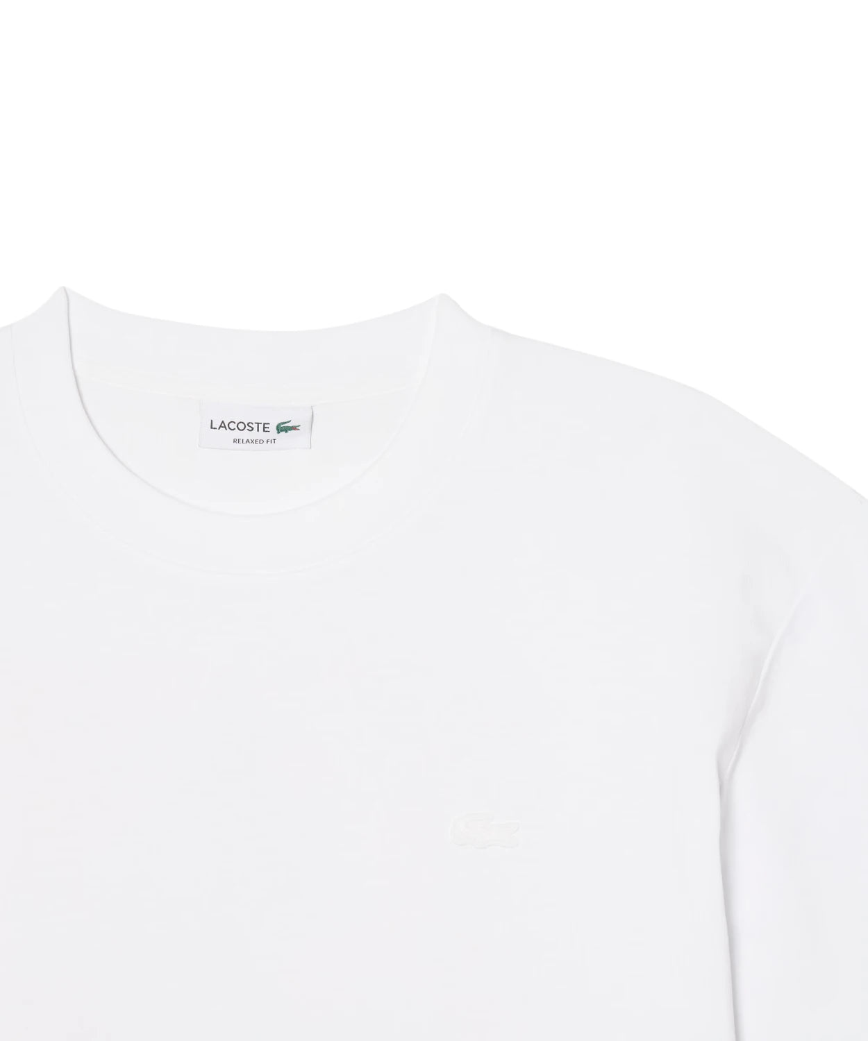 Camiseta Lacoste de corte relajado en algodón con estampado de tenis