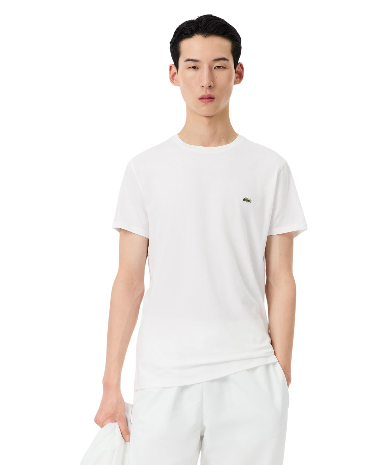 T-shirt cotone Pima Lacoste per uomo