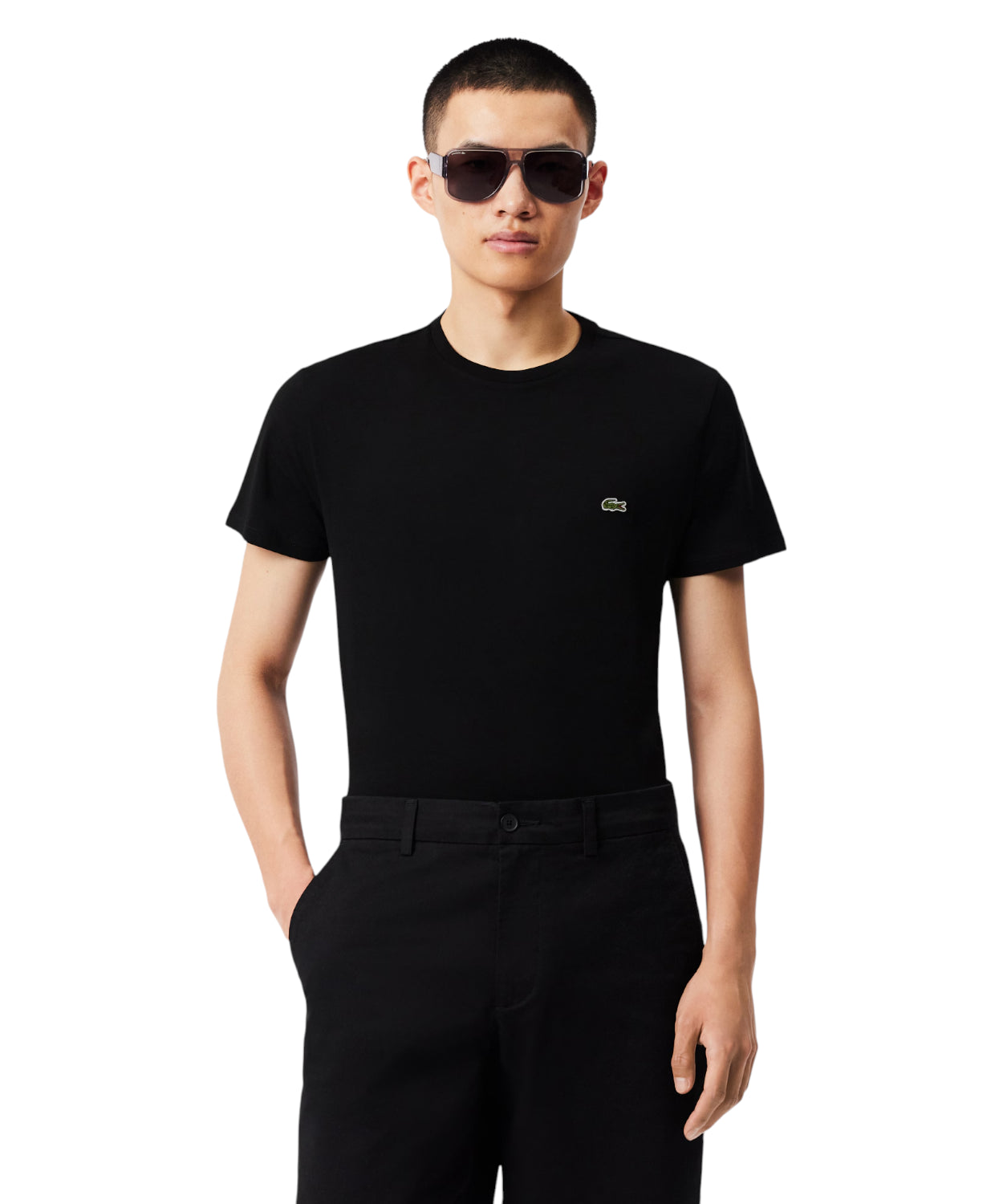 T-shirt cotone Pima Lacoste uomo