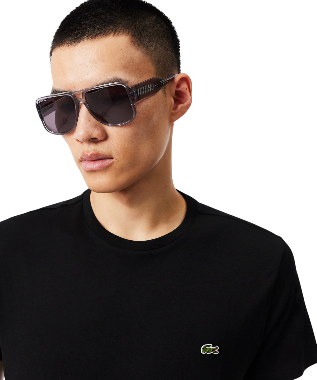 T-shirt cotone Pima Lacoste uomo